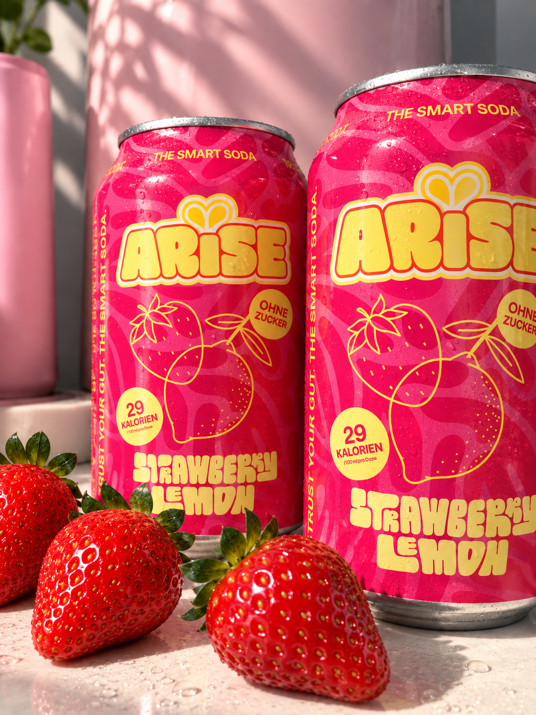 PLATZHALTER Style - ARISE Strawberry-Lemon Dosen mit Erdbeeren