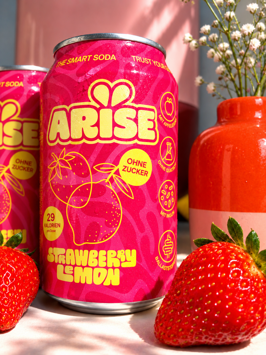 PLATZHALTER Style - ARISE Strawberry-Lemon Dose Nahaufnahme
