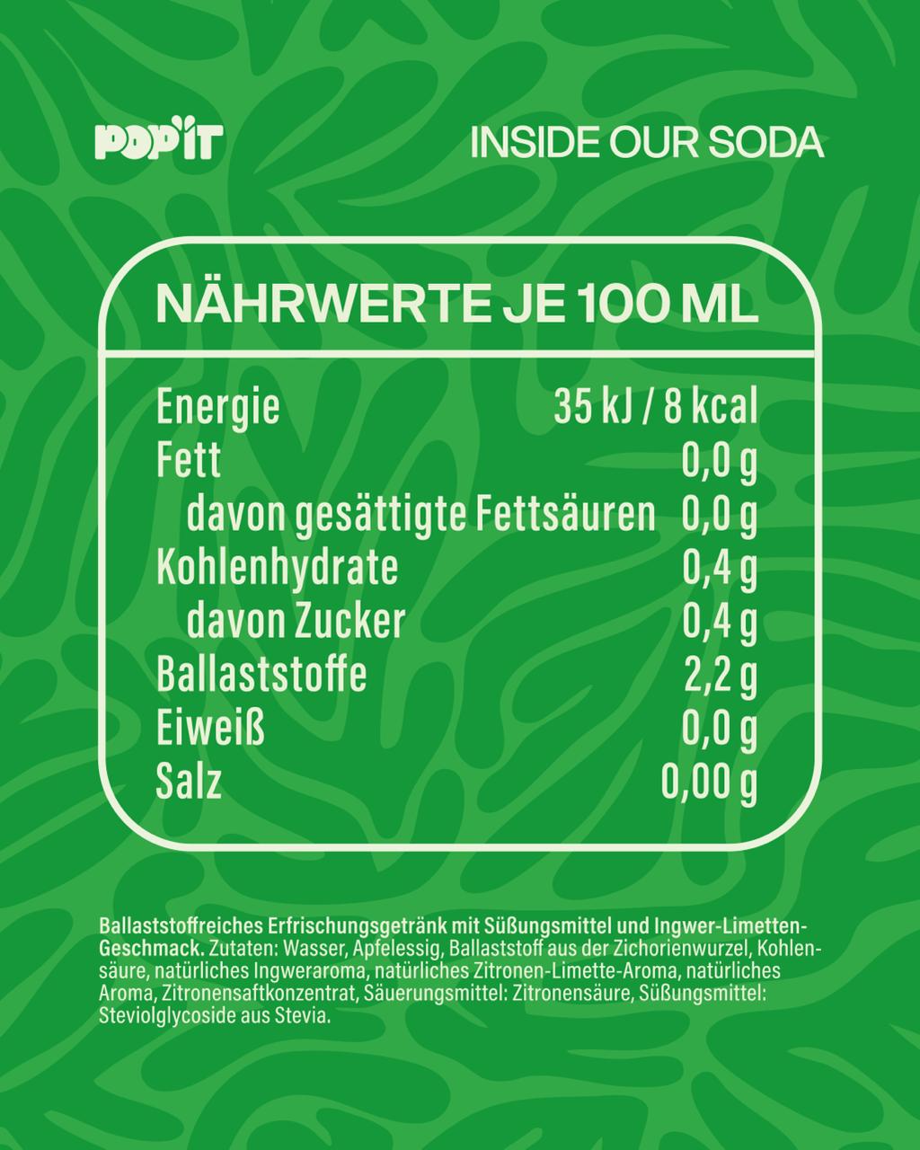 GINGER-LIME (12 PACK)